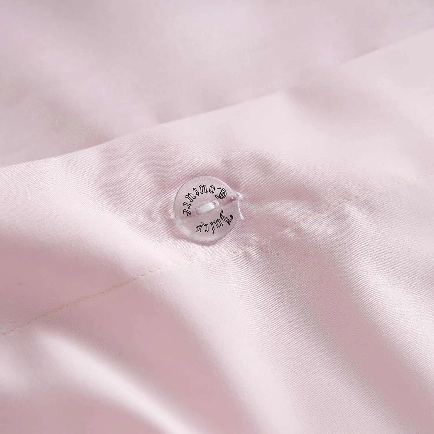 Juicy Couture Velvet Stripe on Satin Pink Full/Queen Duvet Cover Set Set - 3 Piece Luxury Bedding Ensemble