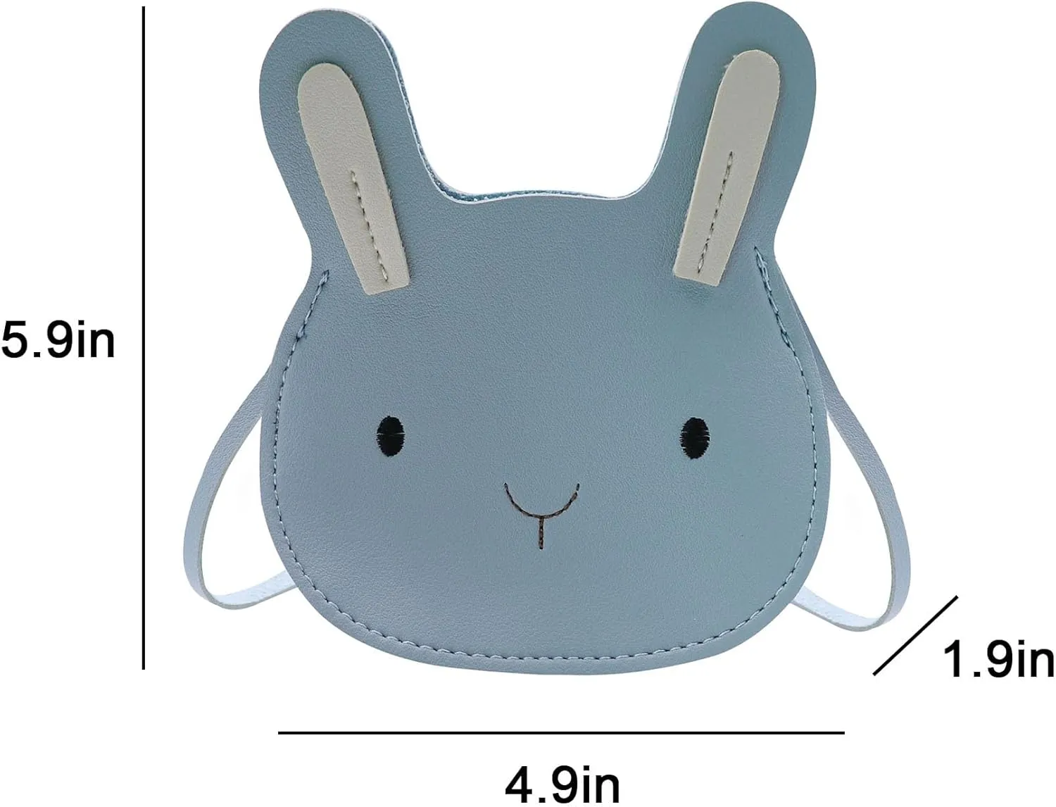 JUMISEE Kids Cute Bunny Crossbody Bag Purses for Girls Toddlers Small Shoulder Bag Wallet Easter Gift