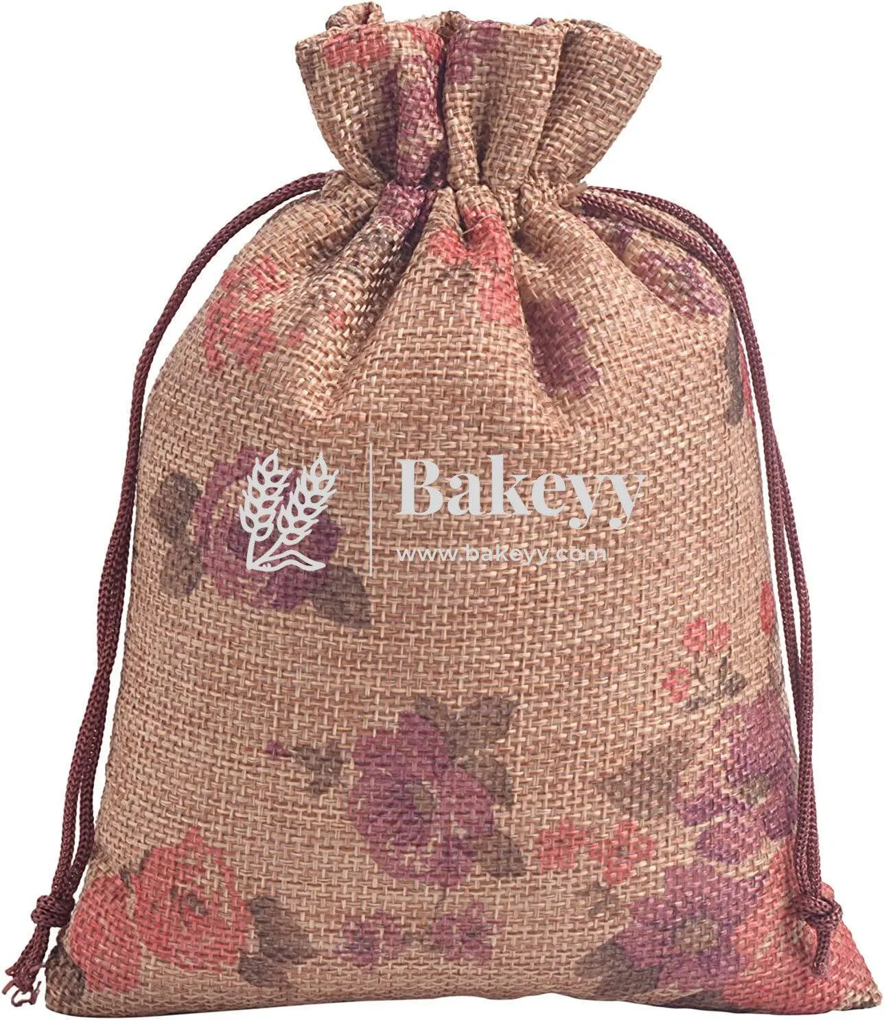 Jute Potli Bag | Gift Return Gifts Bags| Printed Jute Bag | Drawstring Bags