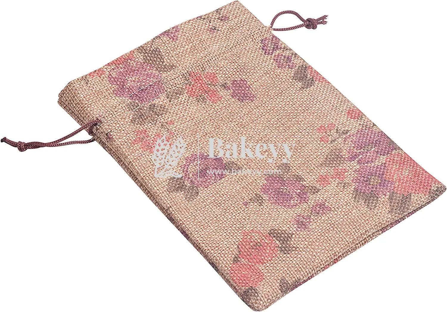 Jute Potli Bag | Gift Return Gifts Bags| Printed Jute Bag | Drawstring Bags