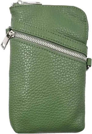 K. Carroll Accessories Carrie Crossbody Vegan Leather Crossbody Bag, Open Front Pocket, Zipper Pocket, RFID Protection
