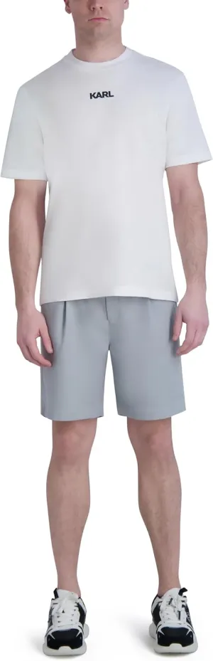 Karl Lagerfeld Paris Men's Linen Blend Dress Short