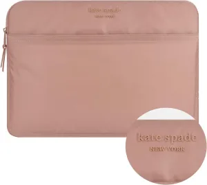 kate spade new york Puffer Laptop Sleeve 16 Inch - Madison Rouge Nylon - for 15 to 16 inch MacBook Pro M3 Max/M3/M2/M2/M1 Max/M1 Pro