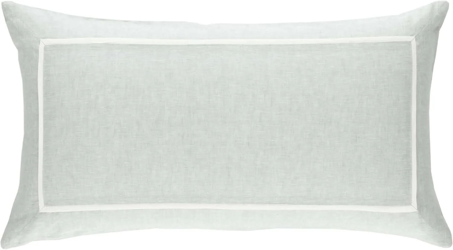 Keaton Linen Sky Duvet Sham, King Size, Sky Blue/Blue Solid Pattern