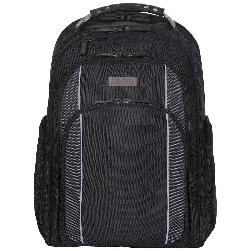 Kenneth Cole 5708725BB Reaction Slim Double Gusset Backpack for 17 Inch Laptops - Notebooks