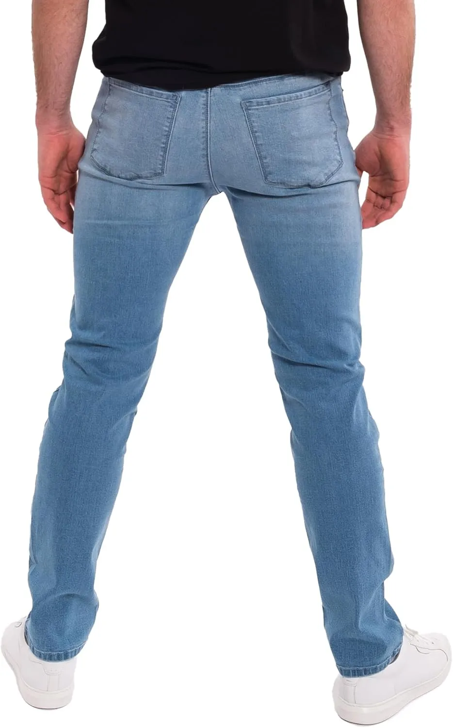 Kenneth Cole Reaction Mens Jeans Slim Fit - 2-Way Stretch Denim Jeans for Men Slim Fit - Men's Jeans 5-Pocket