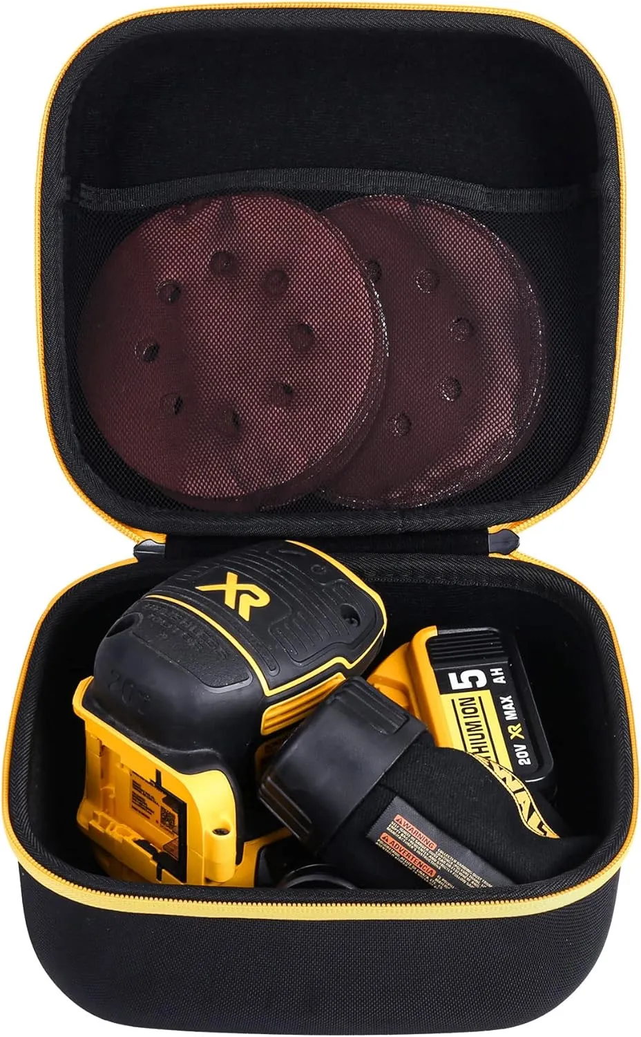 khanka Hard Travel Case Compatible with DEWALT 20V MAX Orbital Sander (DCW210B), Case Only
