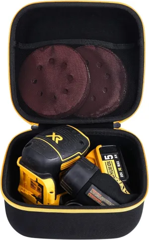 khanka Hard Travel Case Compatible with DEWALT 20V MAX Orbital Sander (DCW210B), Case Only
