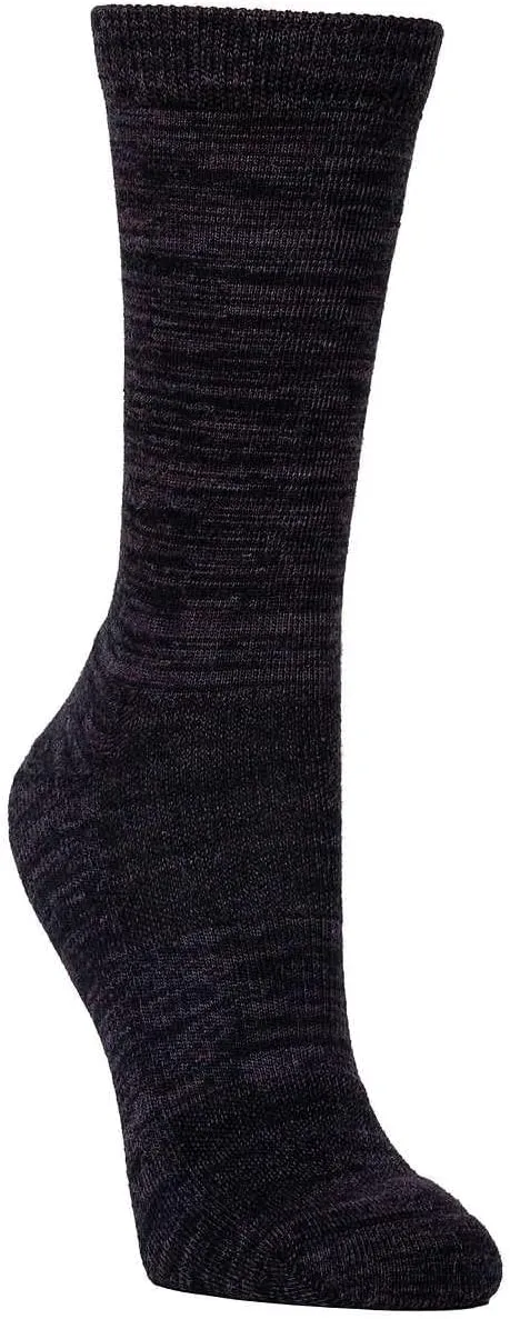 KIRKLAND Signature Women Extra-Fine Merino Wool Blend Crew Sock, 4-pair