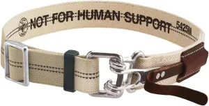Klein Tools 5425M Tool Belt, Cotton/Polyester Work Belt, Quick-Release Buckle for Ironworker, Construction, Framer, Carpenter, Electrician, M