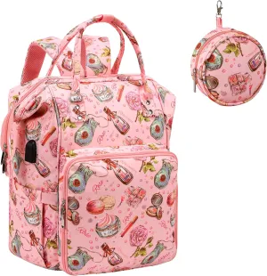 KOKNIT crochet bag,knitting bagBackpack and Tote Bag Storage Bag ，Large capacityYarn Storage Organizer Travel Crochet Bag Women Carrying Crochet Accessories Knitting Needles Crochet