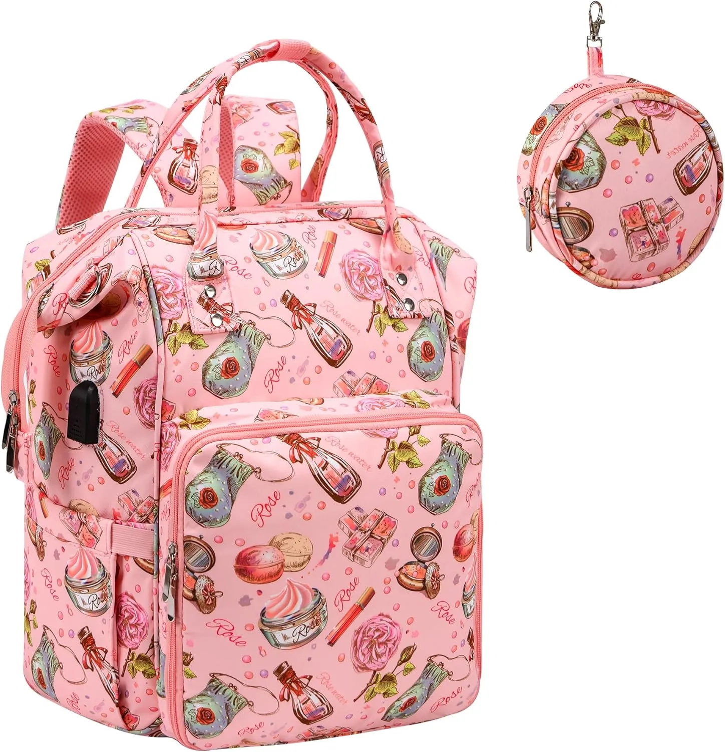 KOKNIT crochet bag,knitting bagBackpack and Tote Bag Storage Bag ，Large capacityYarn Storage Organizer Travel Crochet Bag Women Carrying Crochet Accessories Knitting Needles Crochet