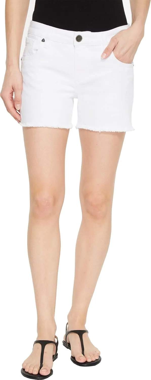 KUT from the Kloth Gidget Fray Jean Shorts