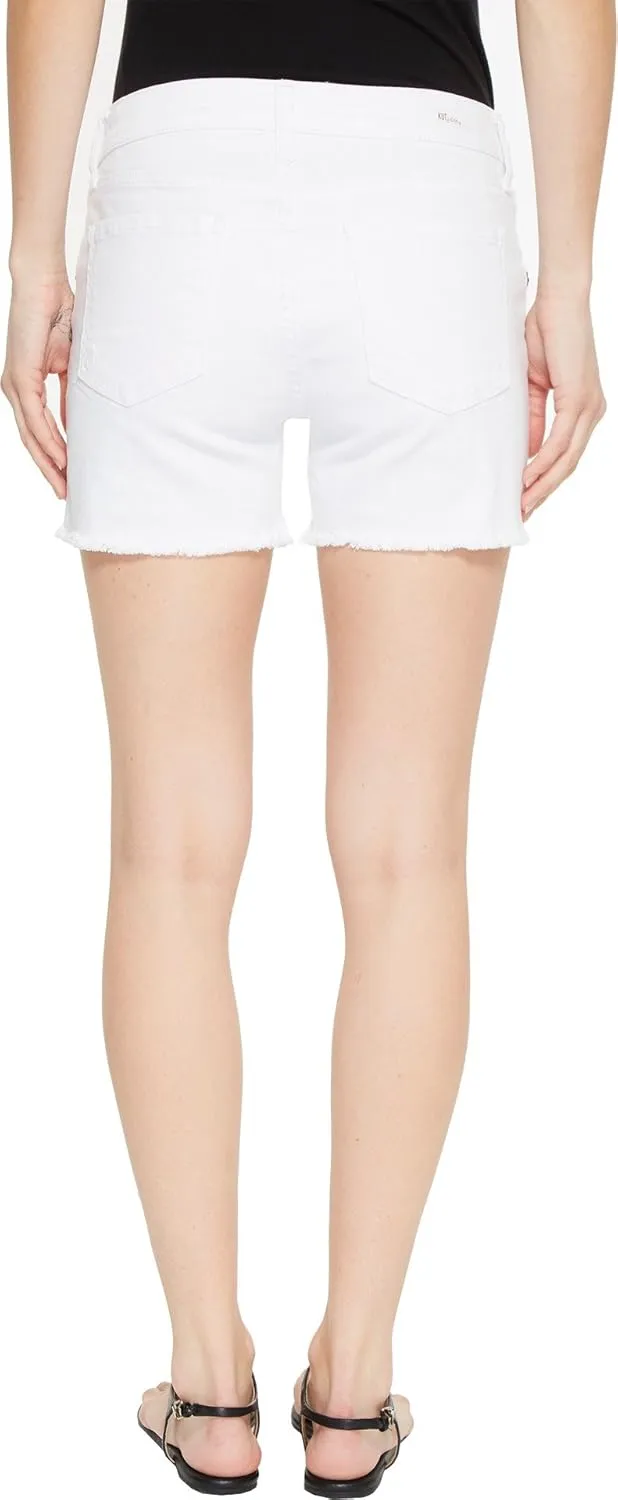 KUT from the Kloth Gidget Fray Jean Shorts