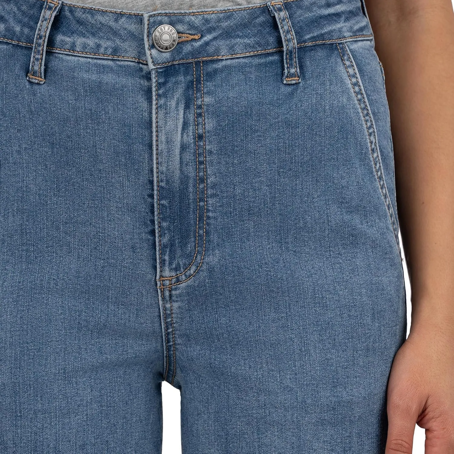 KUT from the Kloth Women's Charlotte High-Rise Straight Leg