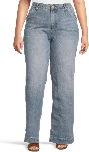 KUT from the Kloth Women's Jodi High Rise Wide Leg-Slash Front Pockets Fab Ab