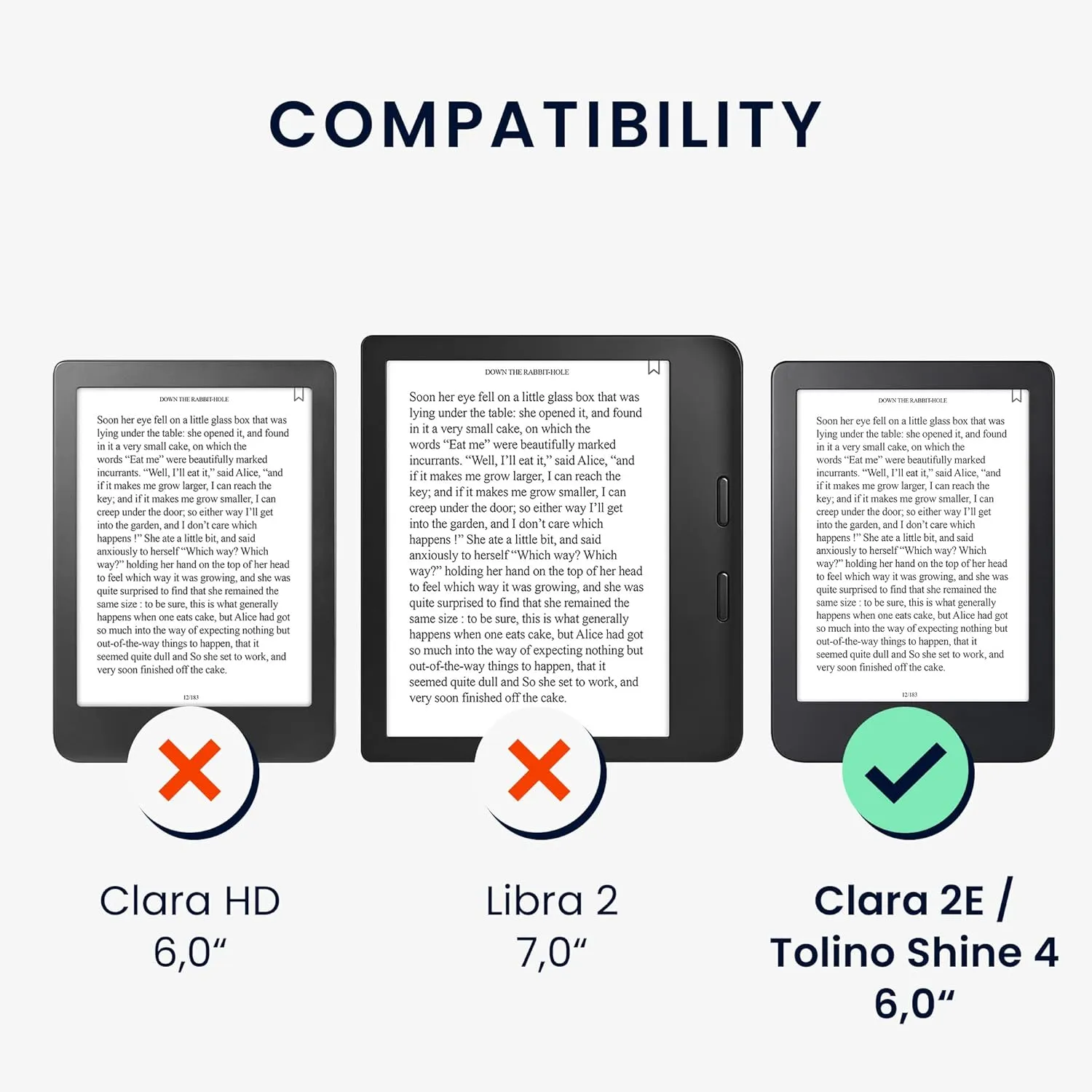 kwmobile Case Compatible with Kobo Clara 2E / Tolino Shine 4 - Faux Nubuck Leather - Rising Sun Grey