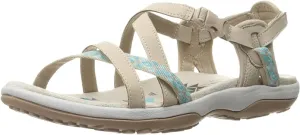 Ladies Skechers Reggae Slim Vacay Taupe Memory Foam Strap Sandals 40955/TPE