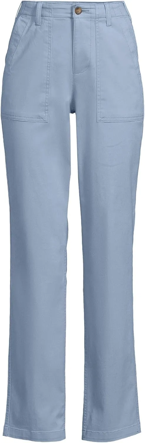 Lands' End Women's High Rise Chino Utility Pants