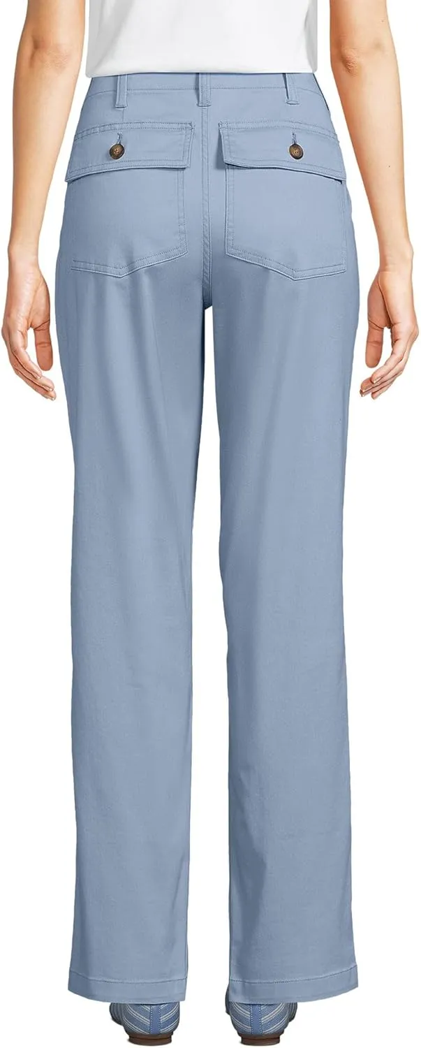 Lands' End Women's High Rise Chino Utility Pants