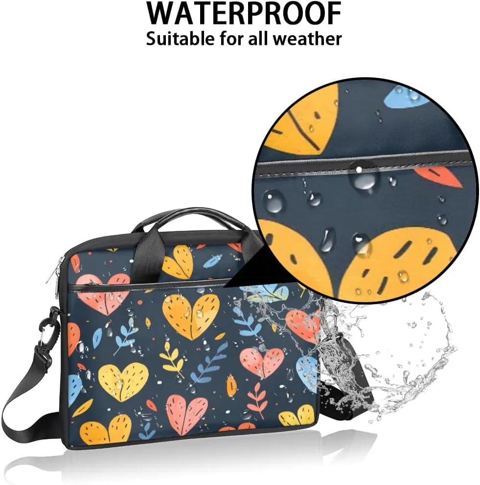 Laptop Shoulder Bag for 13-15 Inch Waterproof Laptop Sleeve Case Bag Slim Computer Carry Case Computer Cases for Laptops