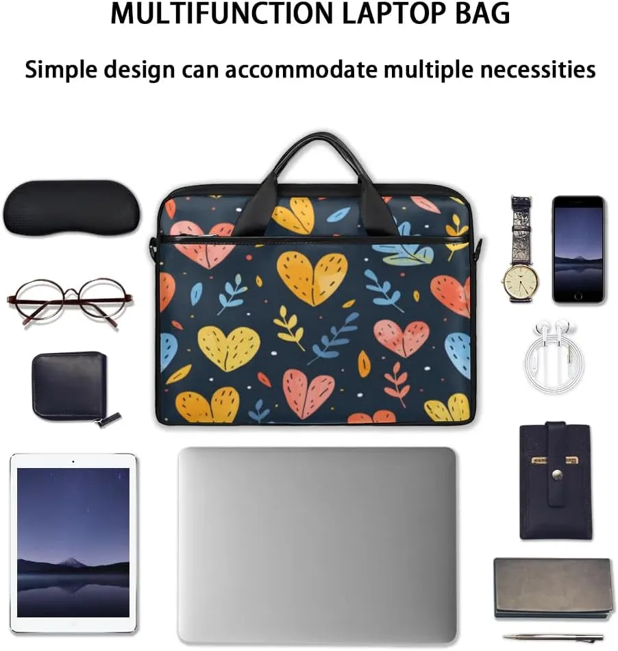 Laptop Shoulder Bag for 13-15 Inch Waterproof Laptop Sleeve Case Bag Slim Computer Carry Case Computer Cases for Laptops