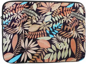 Laptop Sleeve Bag 15.4 15.6 Inch,Leaves Nature Leaf Art Colorful Protective Polyester Computer Cases Laptop Cover Briefcase Bag Tablet Travel Cover