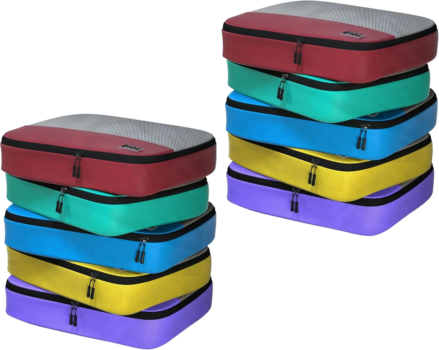 Large Packing Cubes for Suitcases - 10 Pcs set of Packing Cubes for Travel - Packing Cubes for Carry on Suitcase Organizer Bags - Travel Cubes Travel Organizer Bags for Luggage
