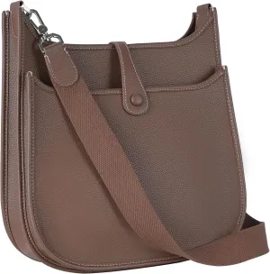 Leather Crossbody Bag and Purses for Women - Luxury Shoulder Handbags with Adjustable Strap Cross Body Bag