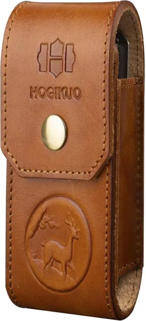 Leather Multitool Sheath，Multi Tool Holster for Leatherman, Gerber, SOG and Similar Folding Tools 4" to 4.5"