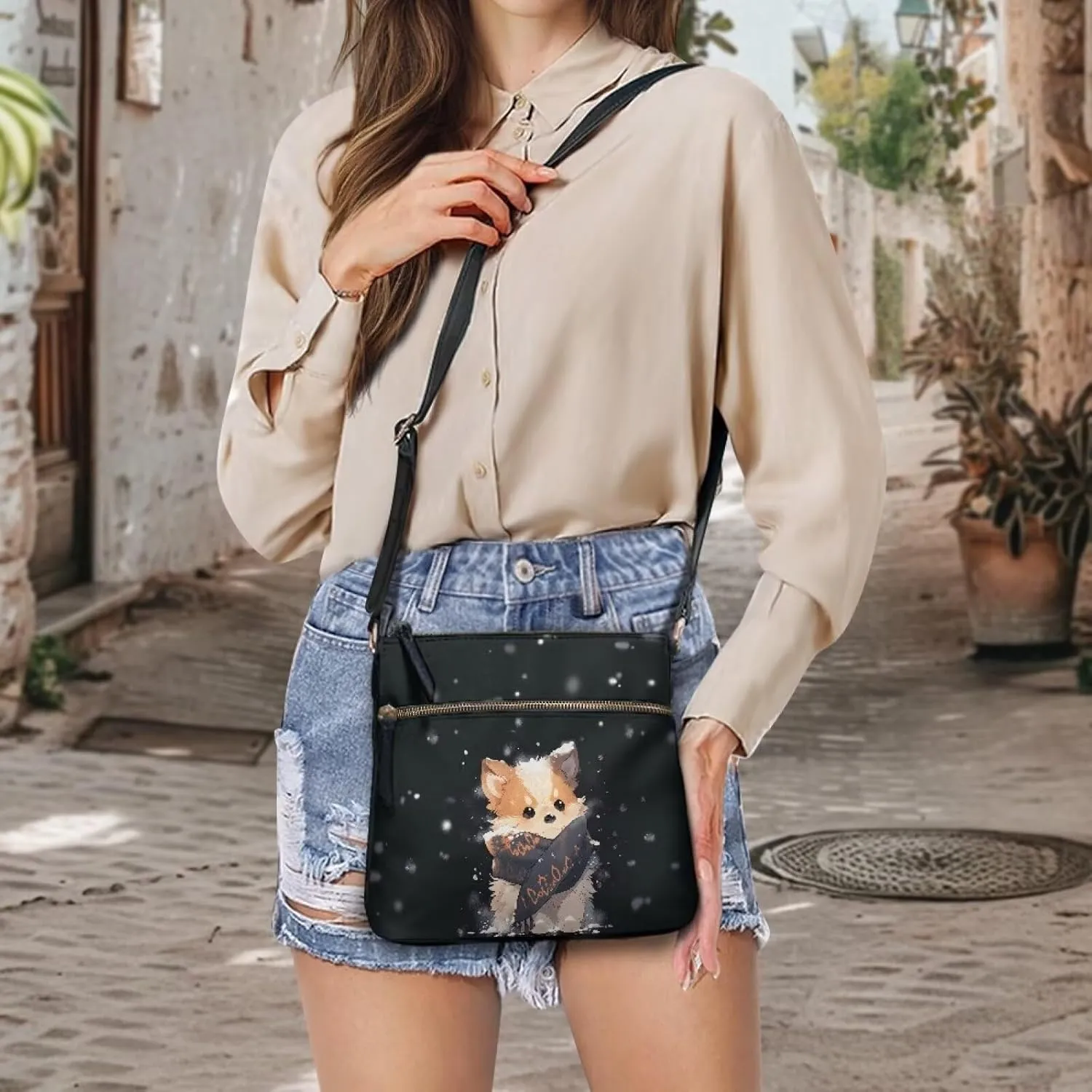 Leather Purse for Women, Leather Hobo Bag for Women Fashion Travel Sling Purse for Easter Valentine'S Day