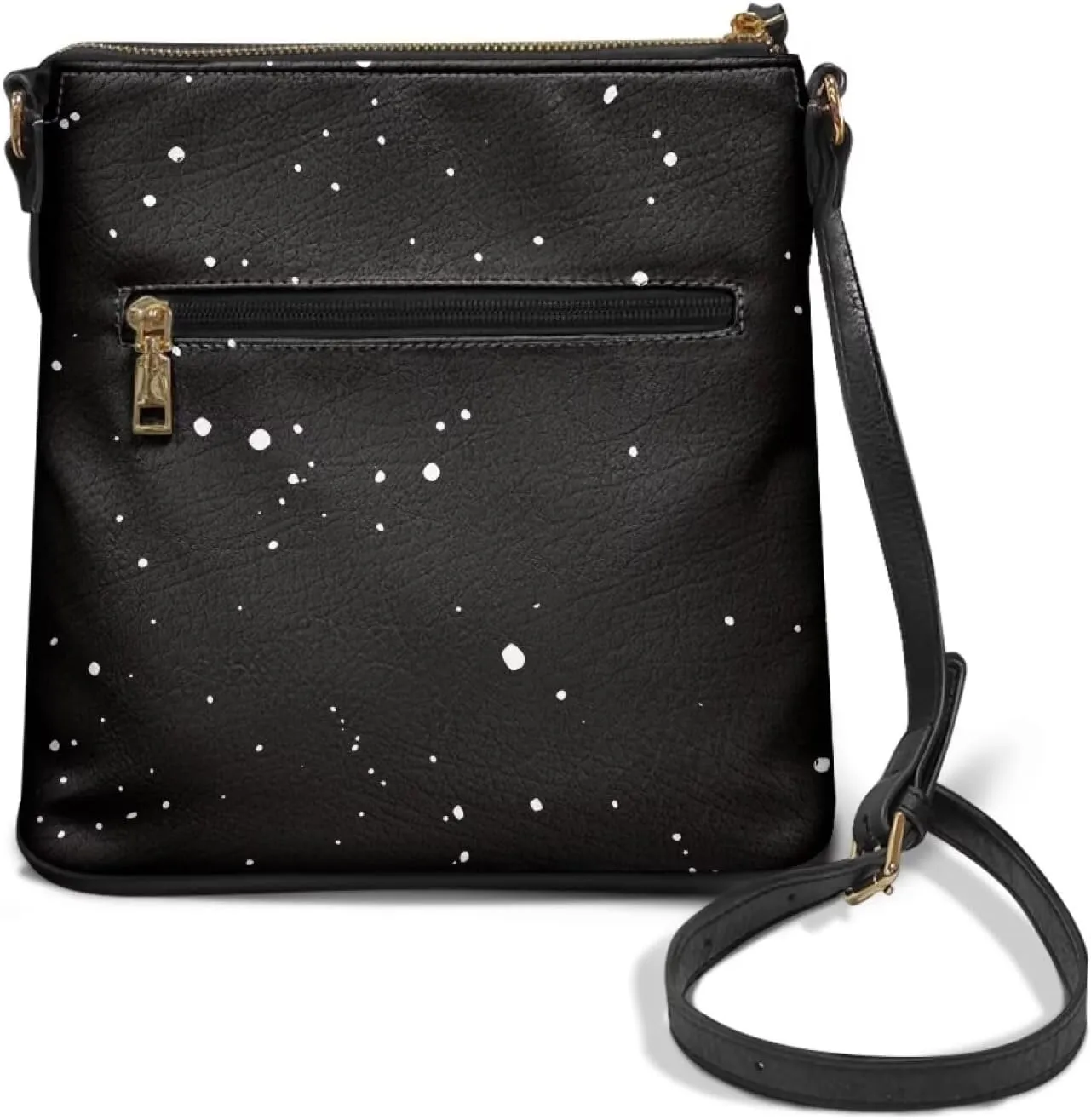 Leather Purse for Women, Small Leather Hobo Bag for Women Fashion Travel Sling Purse Zippered for Girls