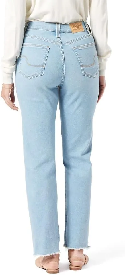 Levi Strauss Signature Gold Women's Size Heritage High Rise Straight (Standard and Plus)