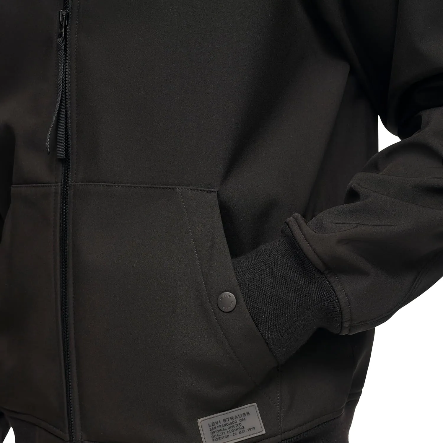 Levi's Men's Hooded Water Resistant Softshell Bomber Jacket