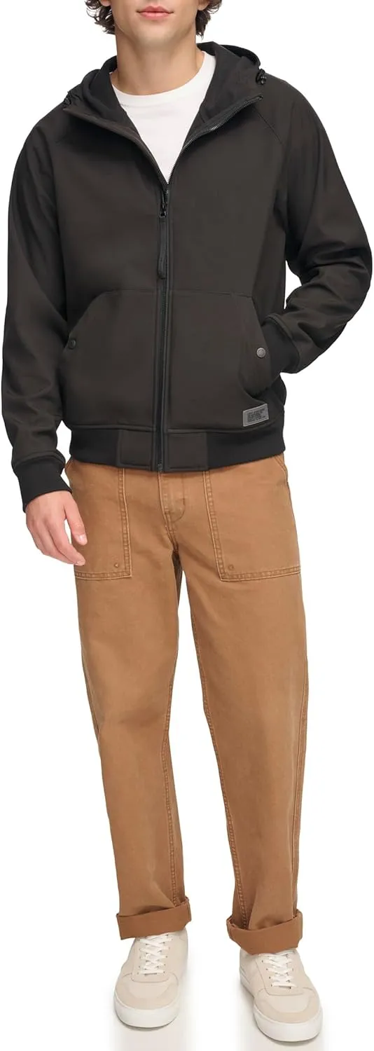 Levi's Men's Hooded Water Resistant Softshell Bomber Jacket