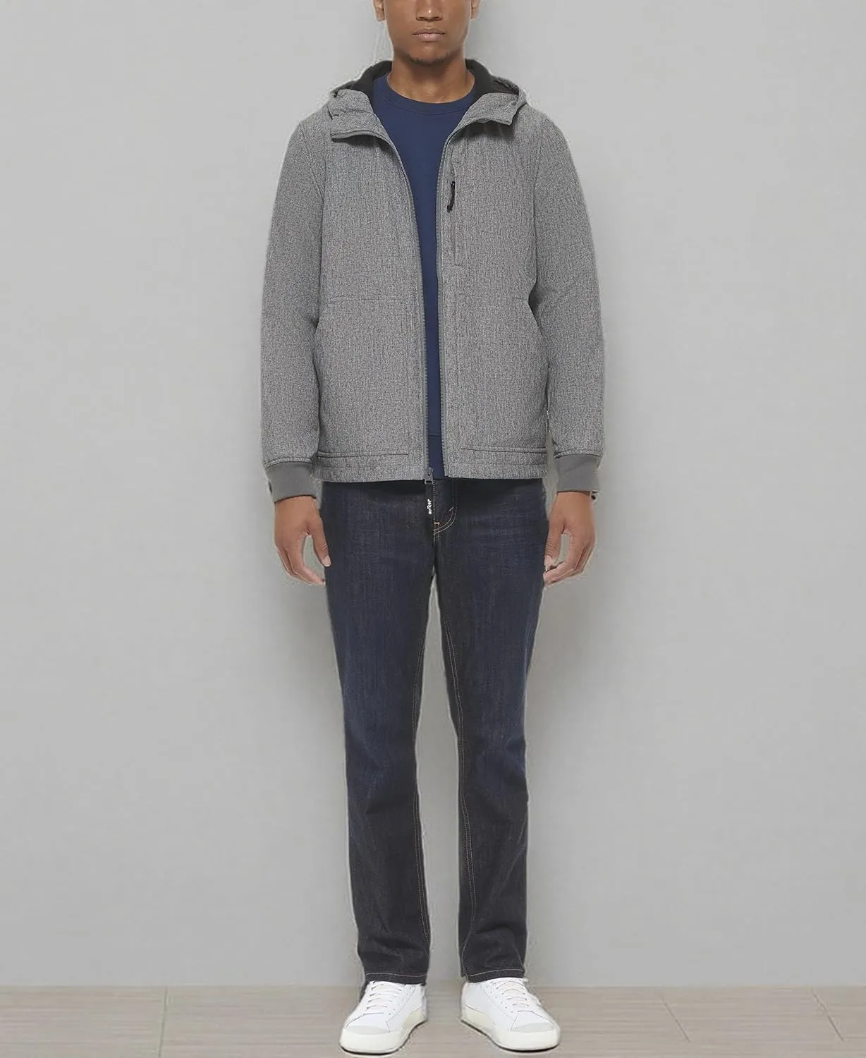 Levi's Men's Water-Resistant Soft Shell Trail Hoodie Jacket