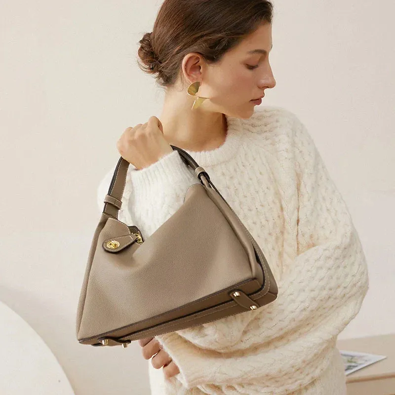 Lila | Versatile Textured Leather Crossbody Bag