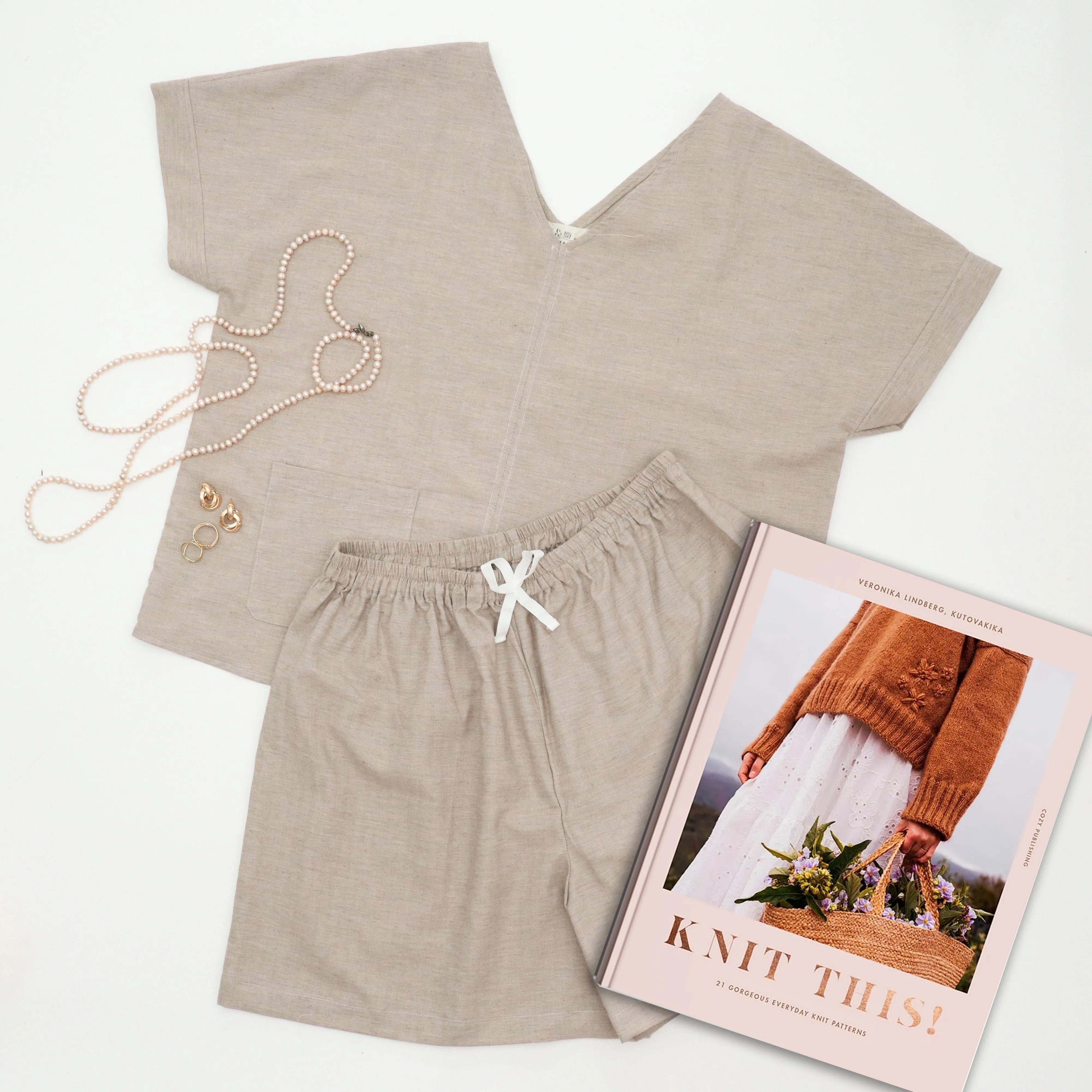 Linen Khaki Set
