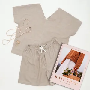Linen Khaki Set