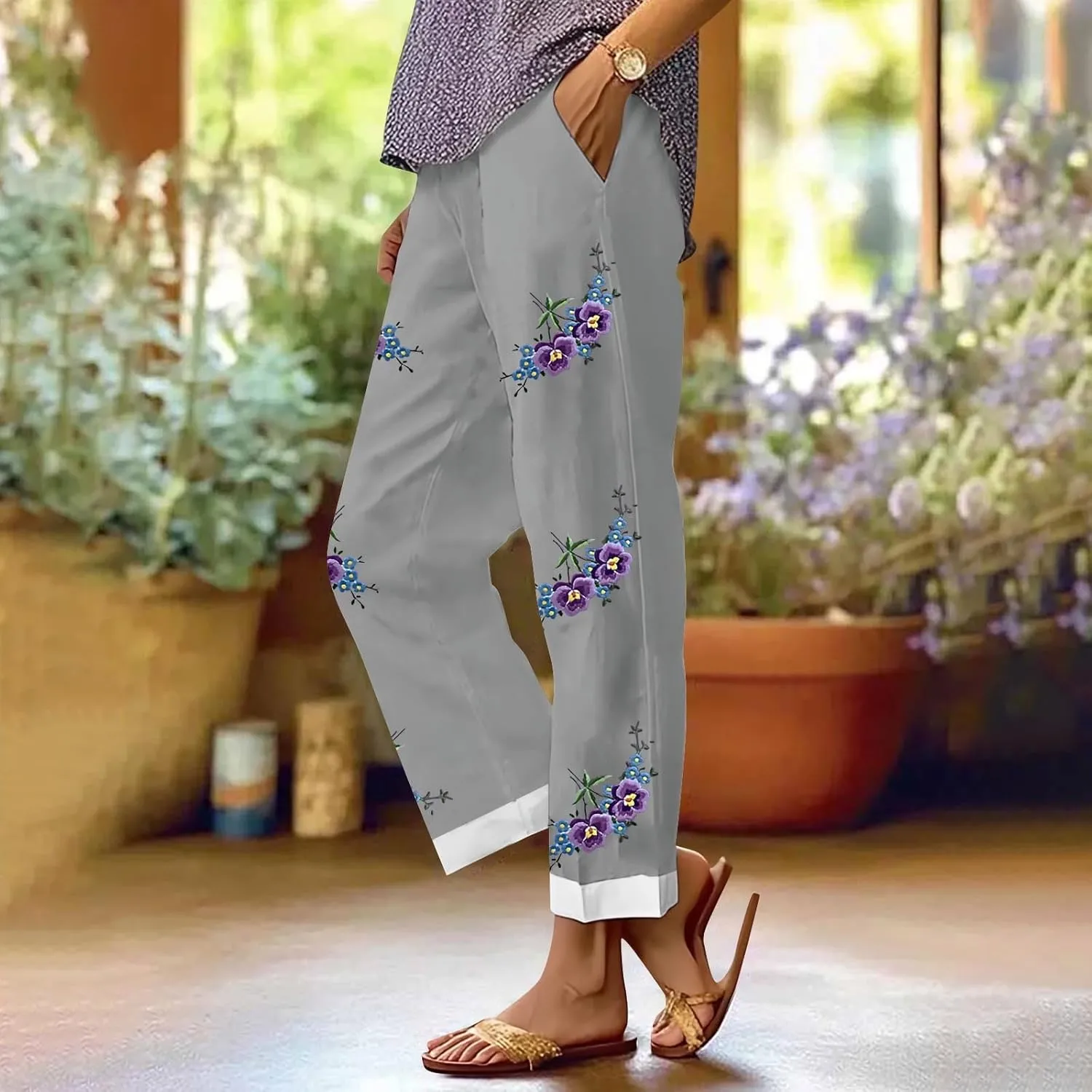 Linen Summer Pants Women’S Linen Pants Linen Casual Pants Womens Linen Pants Straight Leg