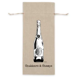 Linen Wine Bag - Chukkers & Champs