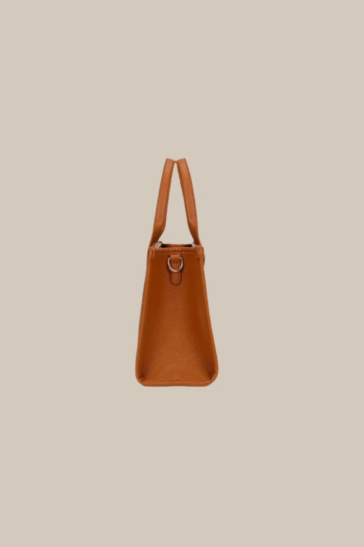 Logo Tote Bag in Brown