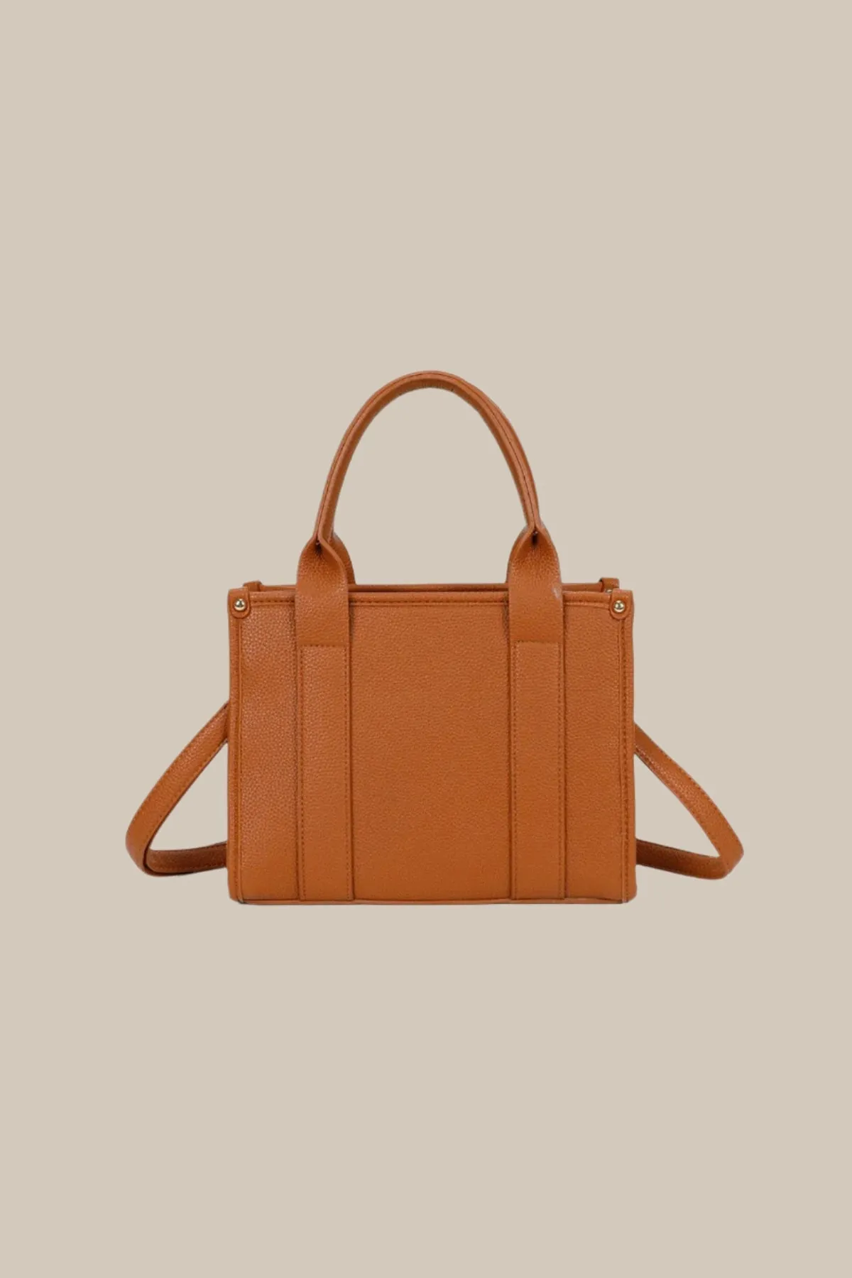 Logo Tote Bag in Brown