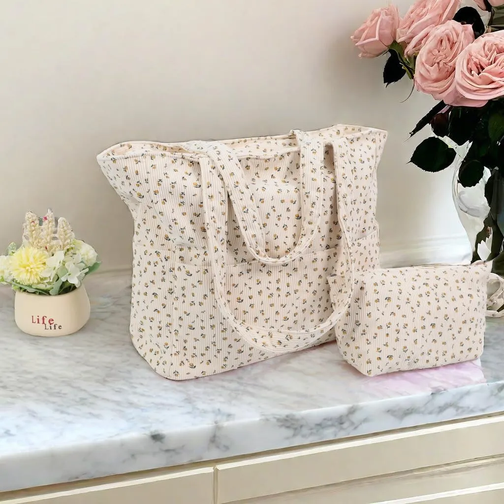 LOIDOU Large Tote Beach Bag Waterproof Sandproof Beach Pool bag with Zipper & Wet Pockets Shoulder Bag Travel Teacher Grocery