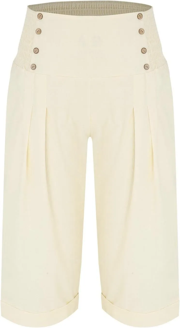 Long Linen Pants for Women Tall Solid Color Button Loose Casual Pants Tailored Linen Pants for Women