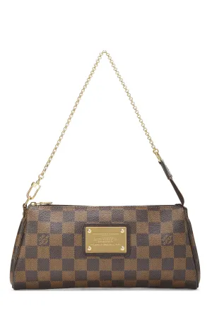LOUIS VUITTON DAMIER EBENE EVA CLUTCH BAG