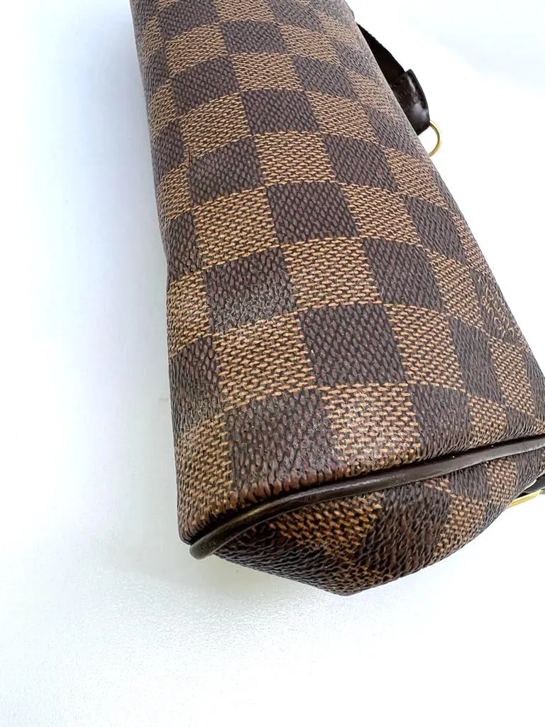 LOUIS VUITTON DAMIER EBENE EVA CLUTCH BAG