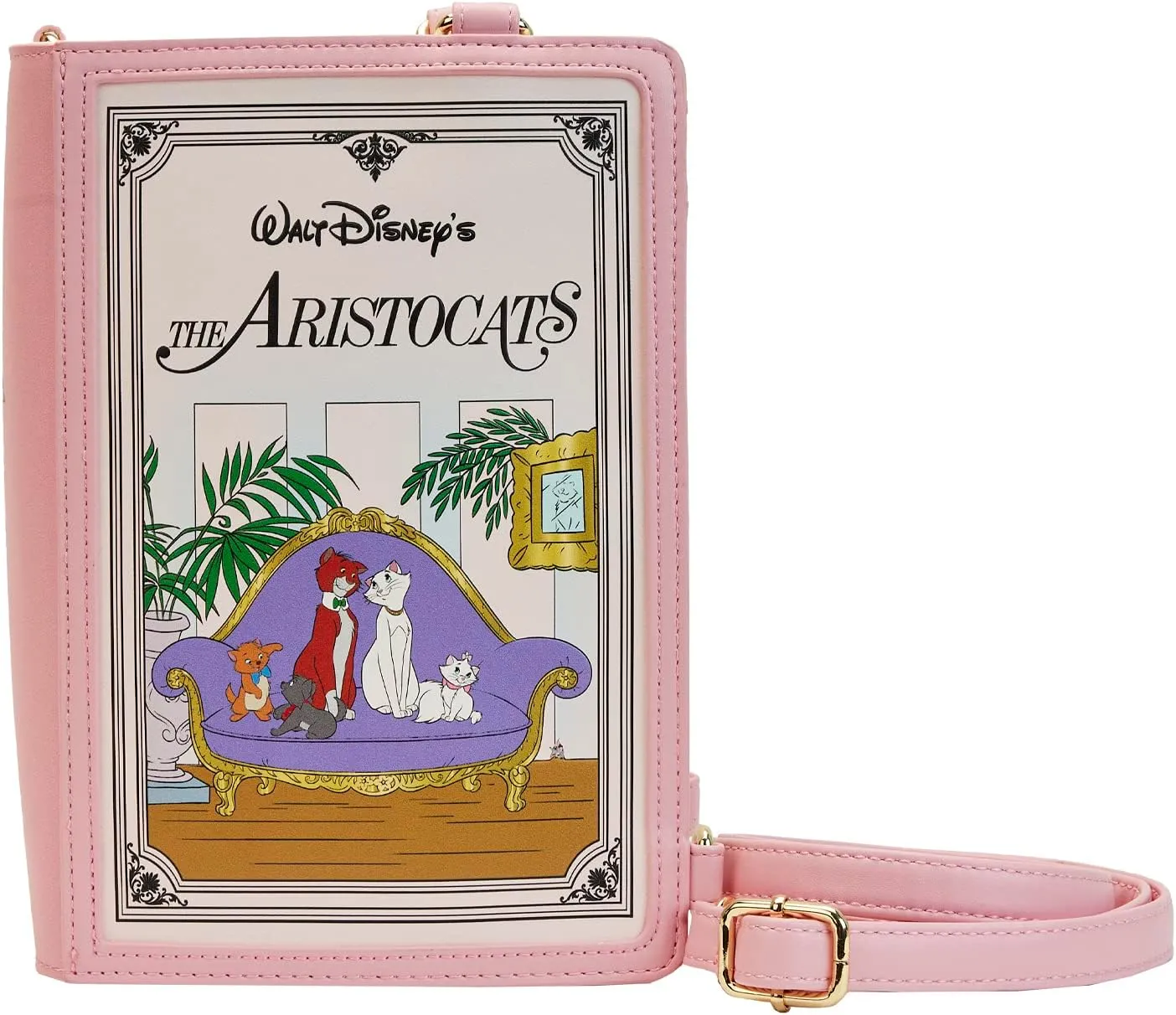 Loungefly Disney The Aristocats Book Convertible Crossbody Bag