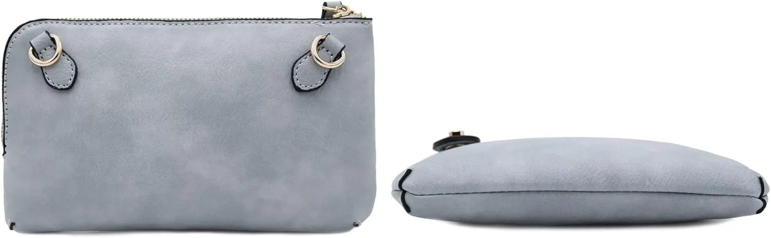 LOVESOME Women's Small Crossbody Bag Wristlet Clutch