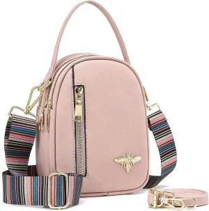 LoZoDo Small Crossbody Bags for Women Trendy Leather Purses and Handbags Designer Cell Phone Bag Wallet Purse with Wide Strap